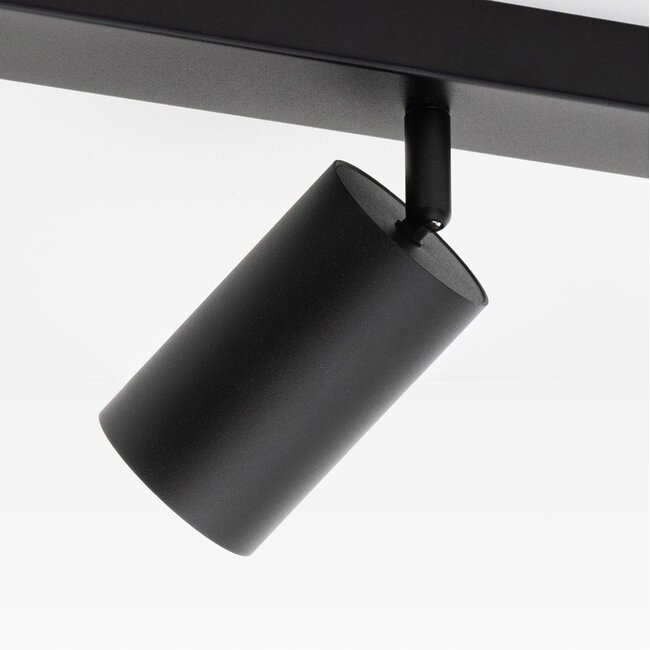 Modern ceiling light Nina - black and gold 3-light
