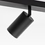 Modern ceiling light Nina - black and gold 3-light