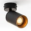 Modern ceiling spotlight Nala - black and gold