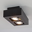 Benny luxury 2-light surface-mounted spotlight in black