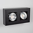 Luxurious 2-light black surface mounted spot - Benny