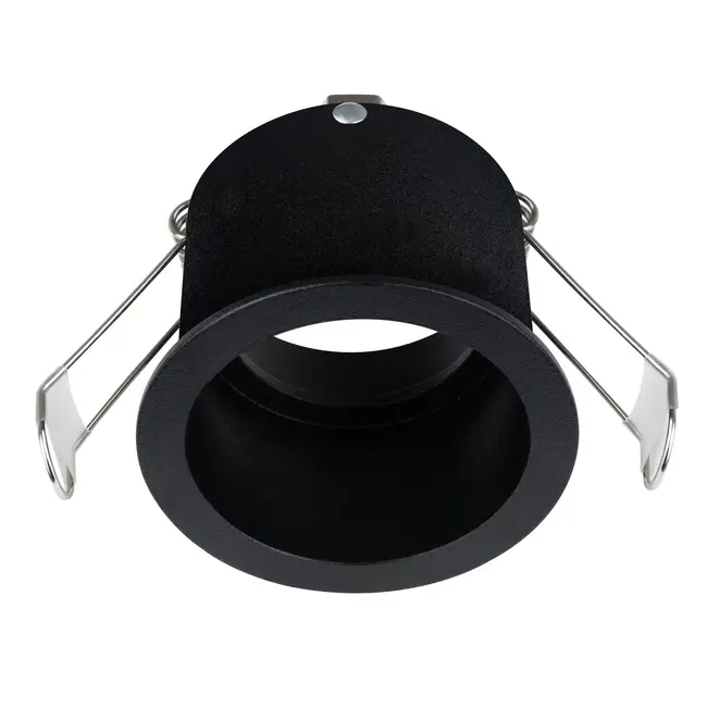 Recessed spotlight black with gold interior - Gia