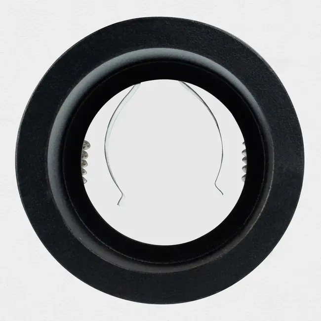 Recessed spotlight black with gold interior - Gia