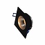 Black square recessed spotlight Lux