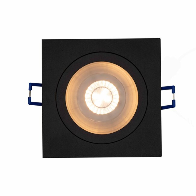 Black downlight square - Lux