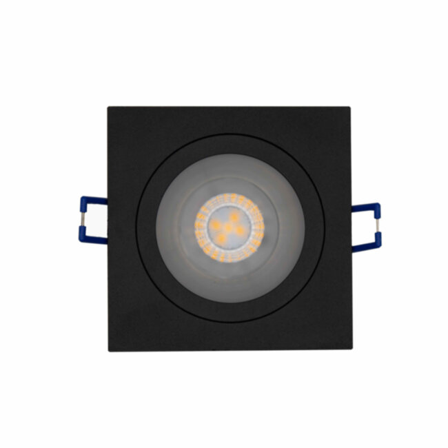 Black downlight square - Lux