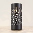 Black designer solar garden spotlight - Aurora