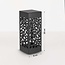 Black designer solar garden spotlight - Brighton