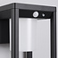 Solar wall light with sensor black - Lucian