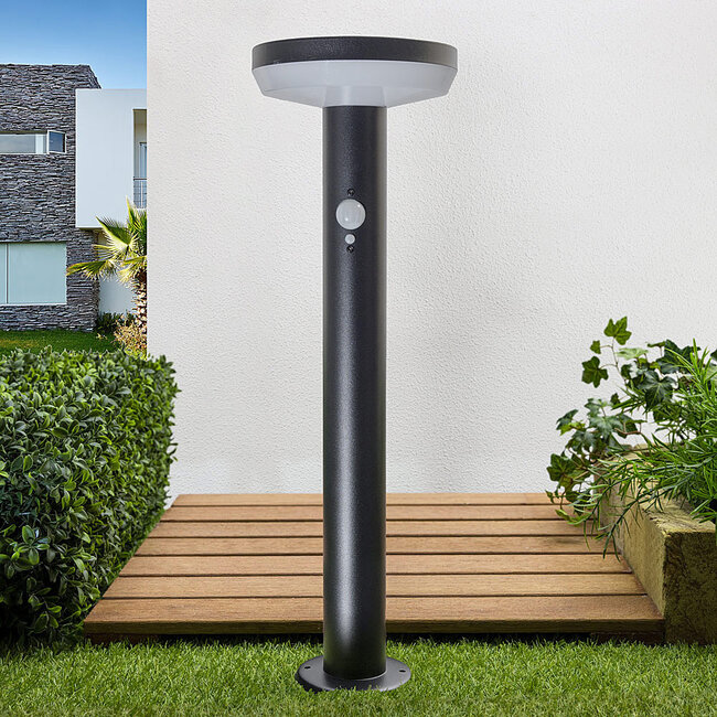 Modern outdoor lighting with sensor - Glare