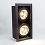 GU10 AR111 Jayden adjustable 2-light recessed spotlight in black