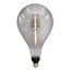 E27 dimmable filament LED lamp, Ø160mm, 7W, smoke glass