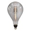 E27 P160 dimmable LED filament bulb with smoked glass 7W