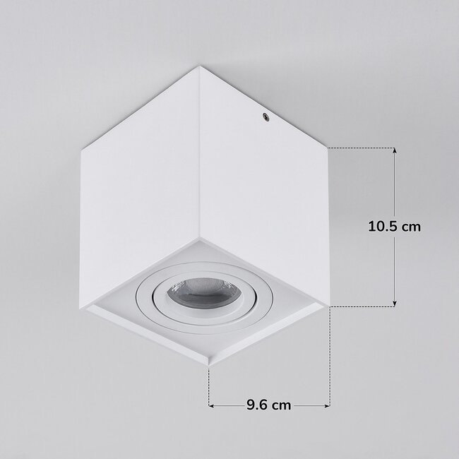 Design spotlight Carl, tiltable - white