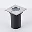 Modern outdoor ground spotlight - Square Mole