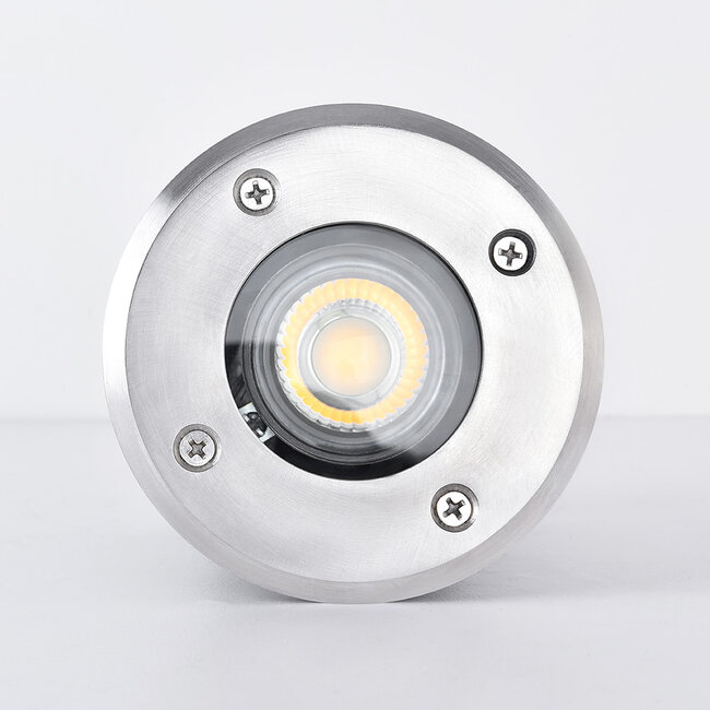 Modern outdoor ground spot IP67- Round mole