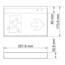 Surface mounted emergency light LXL-MF-3
