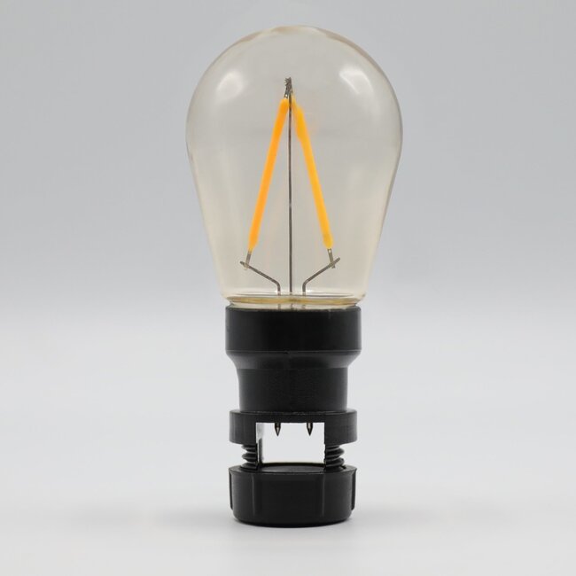 Festoon bulb - 2W filament, dimmable (no E27 socket)