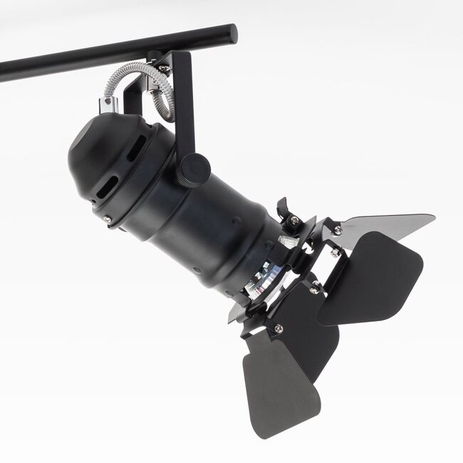 Ceiling spotlight Cammy, 2-light, matte-black