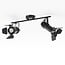 Ceiling spotlight Cammy, 2-light, matte-black