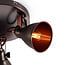 Industrial 3-light ceiling spotlight Illinois, antique bronze