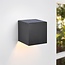 Solar outdoor lamp Vikke - black