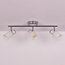 Modern ceiling spotlight silver, 3 lights - Kali (E14 socket)