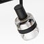 Industrial 2-light ceiling spotlight Gesa in smoked glass