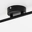 Industrial 2-light ceiling spotlight Gesa in smoked glass