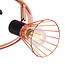 Industrial copper ceiling spotlight, 3-lights - Oregon