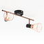 Industrial copper ceiling spotlight, 2-lights - Lincoln