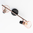 Industrial copper ceiling spotlight, 2-lights - Lincoln