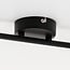 2-light ceiling light Phoenix - smoked glass with mirror effect