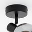 1-light ceiling light Dallas - smoked glass with mirror effect
