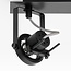 Designer 2-light ceiling lamp Dayton, adjustable black