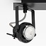 Designer 2-light ceiling lamp Dayton, adjustable black