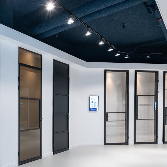 Modern single-phase track system 3x 1 metre with Skaly spots - Ceiling lamp