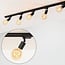 1.5 metre 1-phase track system set with Jax spotlights, black