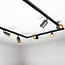 1.5 metre 1-phase track system set with Jade spotlights, black