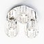 ceiling light Kiara with crystals - chrome