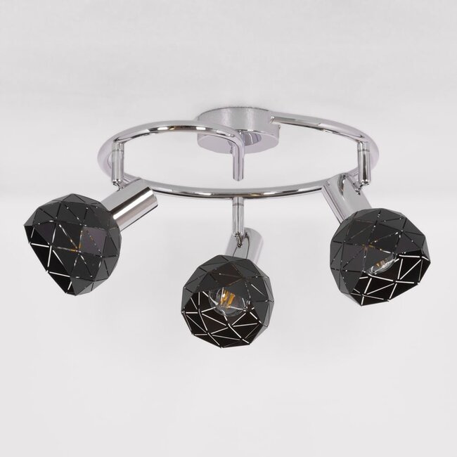 Modern ceiling light with 3 spots - Chalice