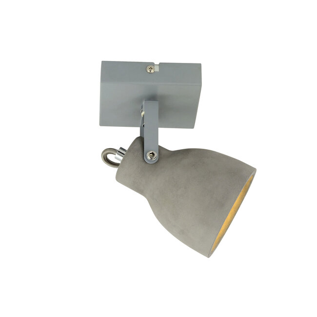 Modern Grey Concrete Ceiling Light - Brutus