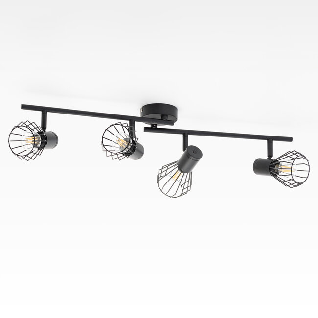 Ceiling light Faith 4 lights - black