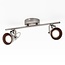 Michigan matt silver ceiling light