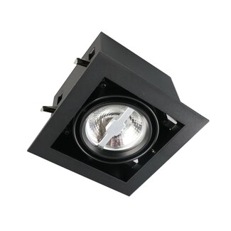 AR111 adjustable recessed spot Carter - black