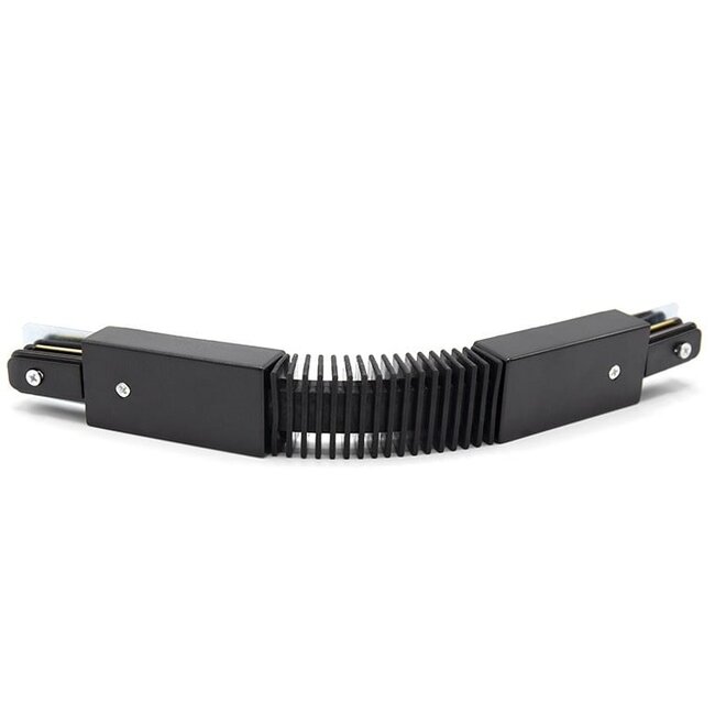 Flexible connection for 1-phase track - black
