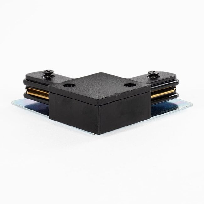 90-degree connector for 1-phase track, black