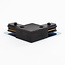 90-degree connector for 1-phase track, black