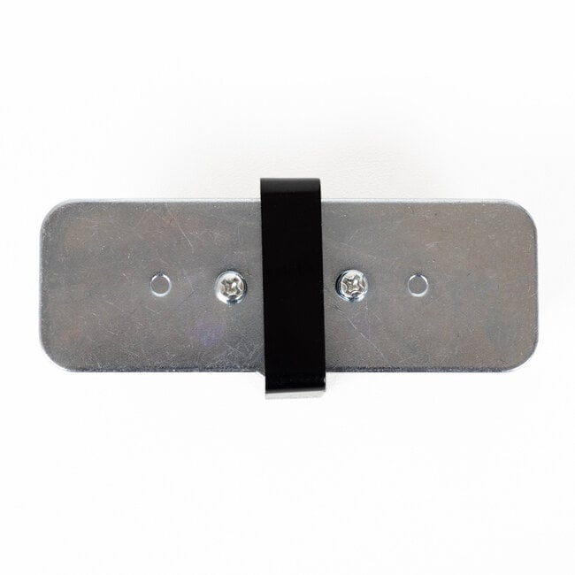 Straight connector for 1-phase track, black