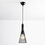 Sofia industrial pendant lamp in black metal